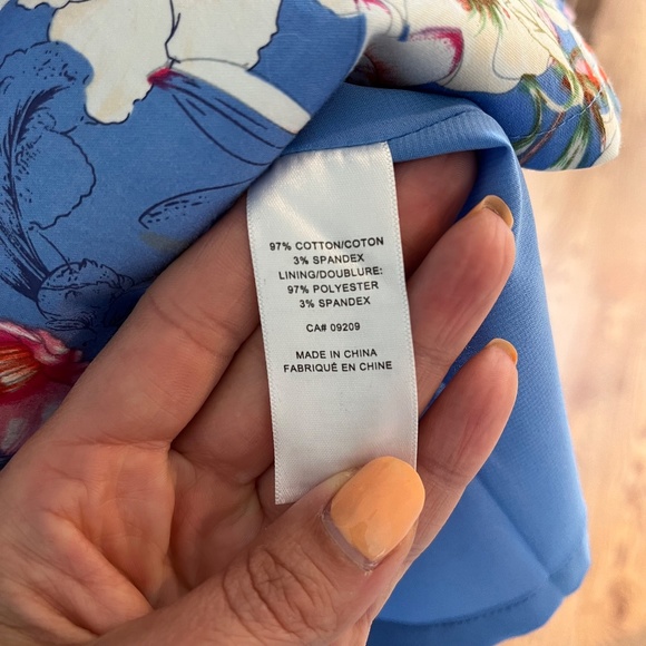 Cleo Petite Floral Sleeveless Cotton Dress - Picture 6 of 12